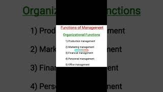 Part - 2 || Functions of Management || Organizational Functions NTA NET Commerce Business Management