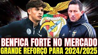 GRANDE CRAQUE E REFORÇO PARA TEMPORADA 2024/2025 NO BENFICA! NOTÍCIAS DO BENFICA! BENFICA