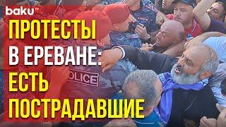 Протестующие во главе с Багратом Галстаняном штурмуют Парламент Армении в ходе выступления Пашиняна