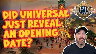 Does The Epic Universe Sweepstakes Hint At An Opening Date? | Epic Universe Update