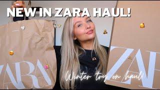 NEW IN ZARA HAUL! WINTER ESSENTIALS 