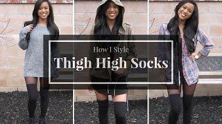 How to Style Thigh High Socks | NICOLEPATROL