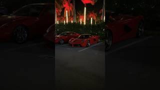 Red LAF at night  #automobile #supercarlife #luxurycar #supercars #luxury #edit #hypercar