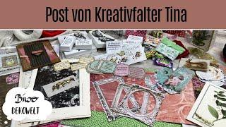 Ü-Post von Tina Kreativfalter Papier-Unikate mit Herz