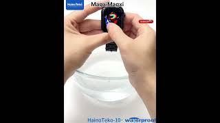 HainoTeko-10 Waterproof Smart Watch SERIES 10 Thinstant classic AMOLED  3 Three Pairs #youtubeshorts