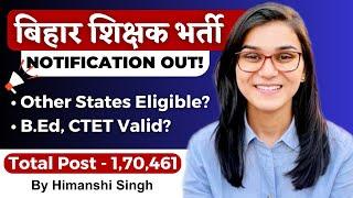 BPSC Teacher Notification- Age, Eligibility, Syllabus by Himanshi Singh