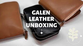 Galen Leather Unboxing I Leather Zippered 6 Slots Pen Pouch