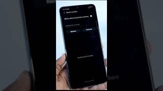 Samsung Phone's Unknown Numbers Block Settings | #Shorts