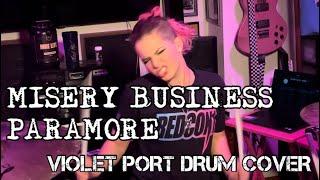 MISERY BUSINESS - PARAMORE ( VIOLET PORT DRUM COVER )