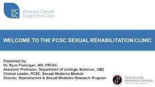 Welcome to the PCSC Sexual Rehabilitation Clinic