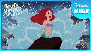 Ariel's Summer Splash | The Little Mermaid | @disneykids