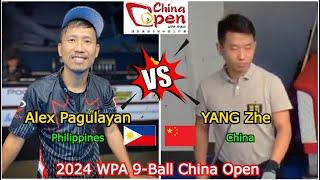 Alex Pagulayan VS Yang Zhe | 2024 WPA 9-Ball China Open - Round 1