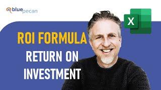 ROI Calculator in Excel | Simple Return on Investment Formula - Investment and Sales Template