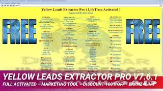 Yellow Leads Extractor Pro v7.6.1 Full Activated – Marketing Tool – Discount 100% OFF - earnz4link