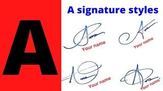 A signature style | A letter signature style | A signature style easy