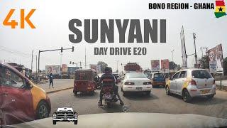 Sunyani Day Drive E20 from New Dormaa Nkwabeng Bono Region Ghana 4K