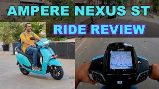 Fastest LFP Battery Electric Scooter - Ampere NEXUS Test Drive - Performance\Stability\Braking