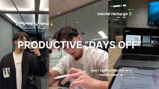 STAYING PRODUCTIVE ON MY DAYS OFF // PETER LE