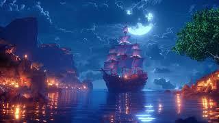 Peaceful Pirate Ship (8 Hours) - Relaxing Natural Sounds for Sleep and Study