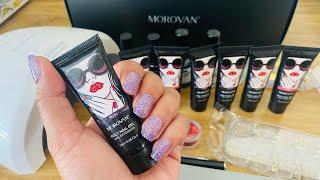 Morovan Poly Gel Nail Kit | Unboxing And Testing Morovan Poly Gel Nail Kit 