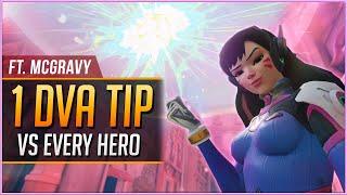 1 D.VA TIP vs EVERY HERO ft. McGravy (2021)