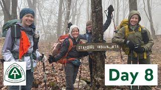 AT Thru Hike Day 8 - Standing Indian and SNOW?