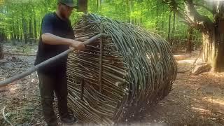  He Built a Giant Wooden Nest to Live In!  You Need to See This!