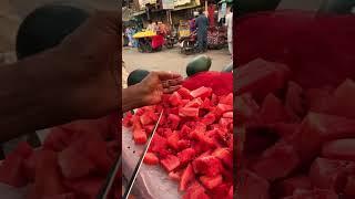 CHILLED Water Mellon streetfood  #streetfood #summerfruit #youtubeshorts #ramadan #iftar #fresh