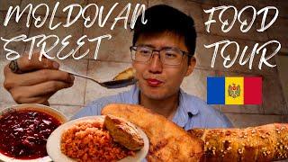 MOLDOVAN STREET FOOD TOUR : BORSCHT, COVRIDOG + SOVIET CANTEEN FOOD in Chisinau, Moldova!