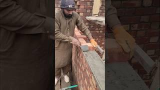 How to make 9 inch thick brick work of wall#trendingshorts #ideas #topideas