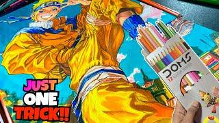 How to color like a Pro with Cheap colored pencils | UltraInstinctart