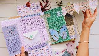 journal with me  interactive page | junk journal july