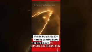 Hawaiian Governor discusses wildfire devastation on island of Maui that has killed more than 50