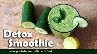 Cucumber Detox Smoothie | Moringa Smoothie For Weight Loss | Recipe by Kitchen Safari