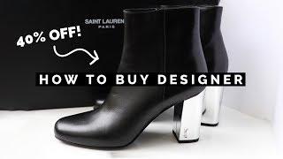 HOW TO BUY DESIGNER BRANDS FOR CHEAP (SHOPPING HACKS TO SAVE MONEY!)