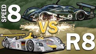 Fake Competition? Audi R8 LMP vs. Bentley Speed 8