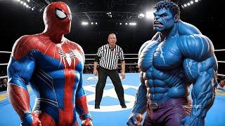 SPIDERMAN VS BLUE HULK - EPIC BATTLE