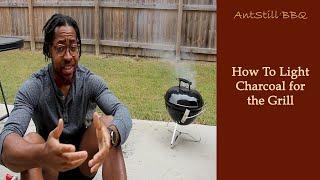 Tips for Lighting Charcoal using the Weber Smokey Joe Premium Grill | AntStill BBQ