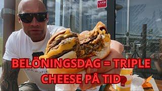 BELÖNINGSDAG = TRIPLE CHEESE PÅ TID - Rakt te musklerna 