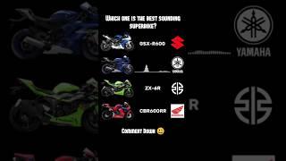 600cc Superbikes Sound Comparison#kawasaki #zx6r #yamaha #r6 #suzuki #gsxr600 #honda #cbr600rr