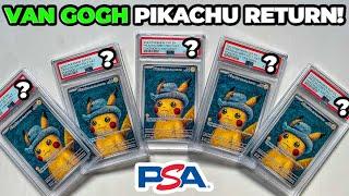 I Grade Pokemon x Van Gogh Pikachu Promo Card with PSA!