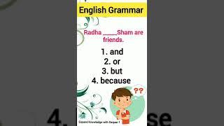 Conjunction #englishgrammar #grammar #conjuction #basicquiz #quizgrammar