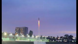 Soaring at Sunset: A Test Flight of Our Autonomous Duck-Layout Mini Rocket