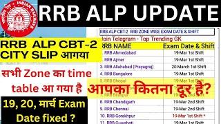 RRB ALP CITY SLIP UPDATE | बहुत दूर सेंटर भेज दिया