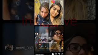 Kirti Patel Live Debae to girls is your first boy's #instalive