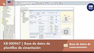 [EN] KB 000967 | Base de datos de plantillas de cimentación