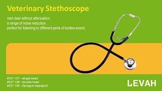 LEVAH -veterinary stethoscope, vet stethoscope, stethoscope for vet, China factory supplier