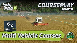 Creating Multiple Vehicle Courses - Courseplay Tutorial - FS25