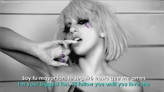 Lady Gaga - Paparazzi // Lyrics + Español // Video Oficial