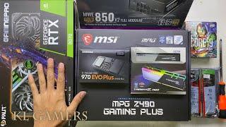 intel Core i9 10850K msi mpg Z490 GAMING PLUS G-Skill Trident Z Neo 970 EVO PLUS Palit RTX3070